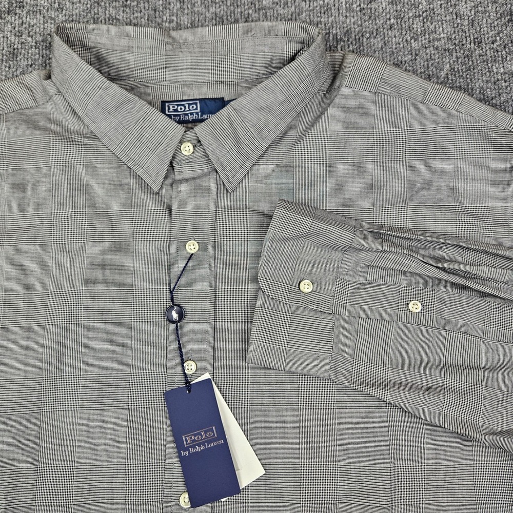 Polo Ralph Lauren Shirt Mens 4XB Button Up Holi Sun Valley Plaid Long Sleeve NEW